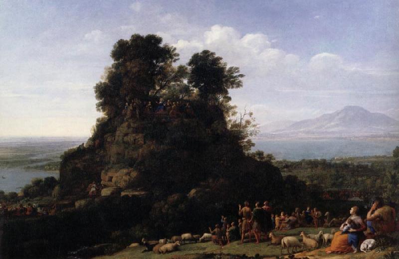 Claude Lorrain The Sermon on the mount France oil painting art